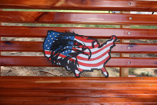 American Flag Plaque (7”x10”)